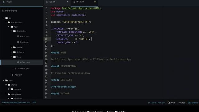 The Slow Learning of Perl Catalyst - Chapter 3/Part-07 смотреть онлайн