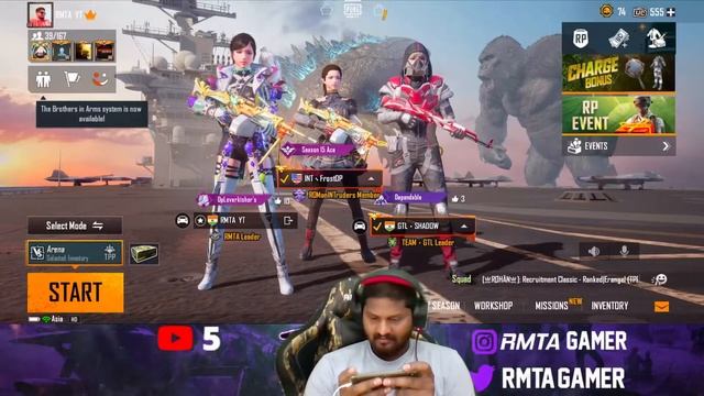 #RMTA BGMI PRACTICE SCRIMS #RANK PUSH TO #BRONZE#ROAD TO 5K#BGMI смотреть онлайн