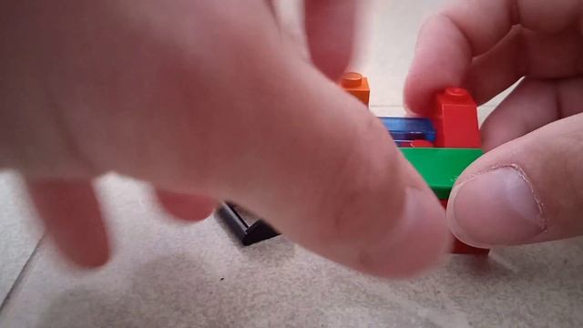 как сделать мини игровой пинбол из Лего **без деталей Лего техник** смотреть онлайн