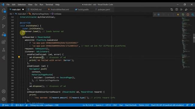 How To Use Flutter Mobile Ads смотреть онлайн