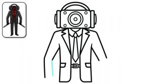 КАК НАРИСОВАТЬ КРАСНОГО СПИКЕРМЕНА из Скибиди Туалет