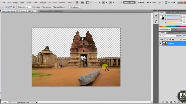 Remove and Replace Background in Photoshop CS3, CS5, CS6, CC 2017 смотреть онлайн