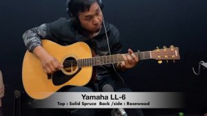 YAMAHA LL-6  Top Solid