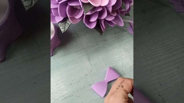 Бантик из изолона за три минуты. DIY/МК смотреть онлайн
