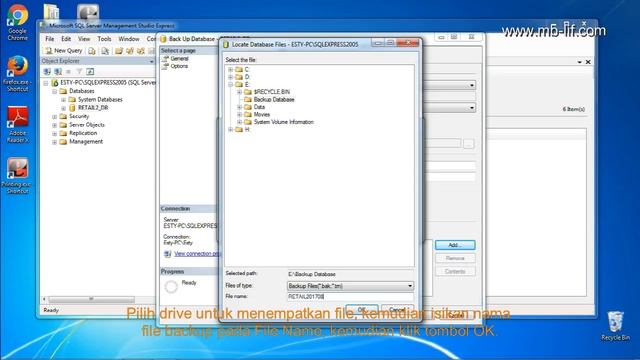 Cara Backup SQL Server 2005 dengan Management Studio смотреть онлайн