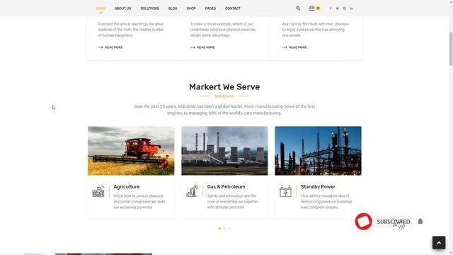 Enduz - Factory and Industry WordPress Theme Kasen Issac смотреть онлайн