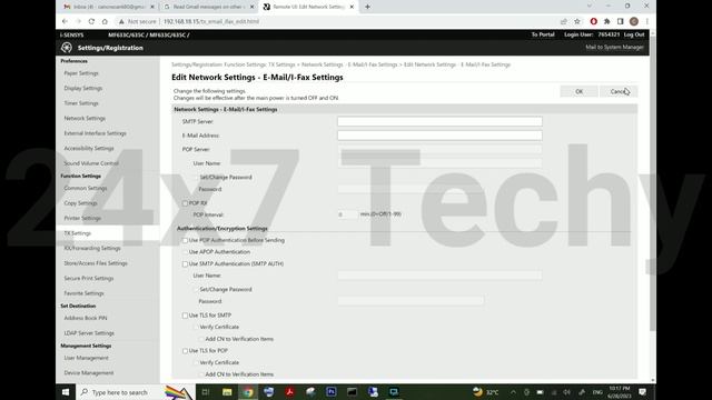 Scan to email using Gmail in Canon MF 440/630/640/650 series & copiers @CanonUSA смотреть онлайн