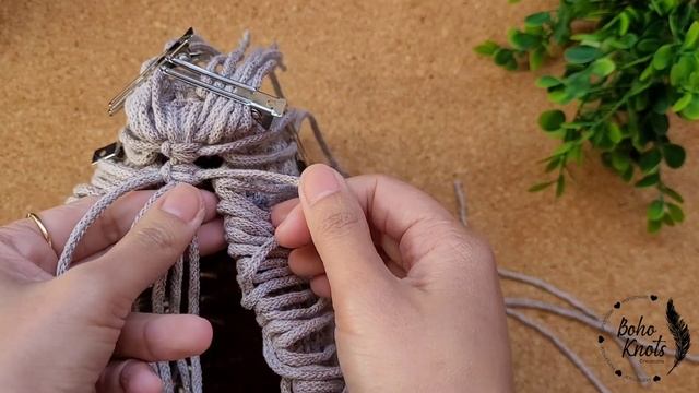 DIY Macrame Bag Tutorial EN-FR Tuto Sac en macramé | #6 смотреть онлайн