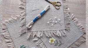 Как легко и просто оформить край салфетки