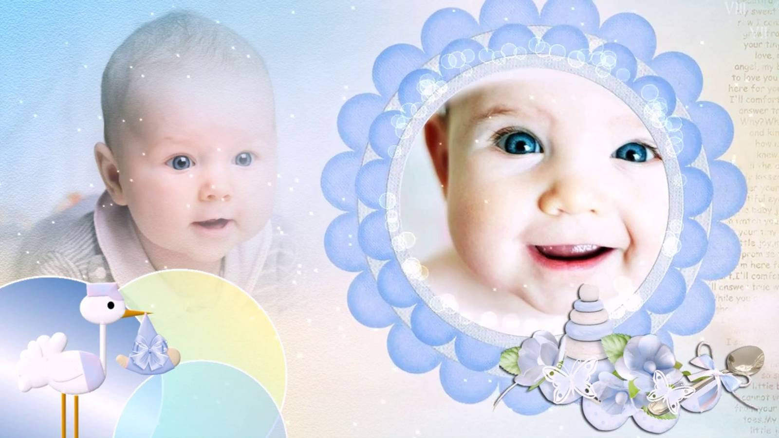 «Наш сыночек» - шаблон для ВидеоШОУ смотреть онлайн