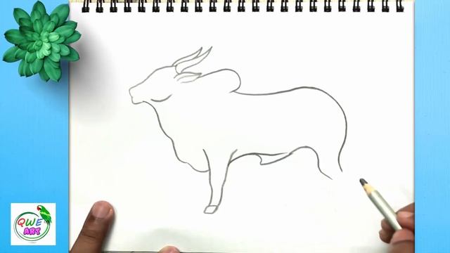 How to Draw a Cow | Simple OX Cow Drawing Tutorial step by step easy смотреть онлайн