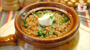 Рассыпчатая ГРЕЧКА с МЯСОМ в ГОРШОЧКЕ в духовке - очень вкусно!