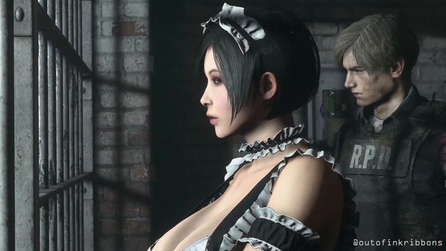Resident Evil 2 Remake Ada Maid outfit mod [4K] смотреть онлайн
