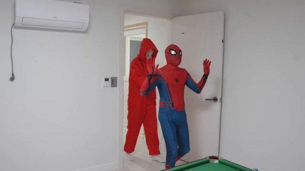 Spider Man in Real Life at Home ( spider-man vs ??? )