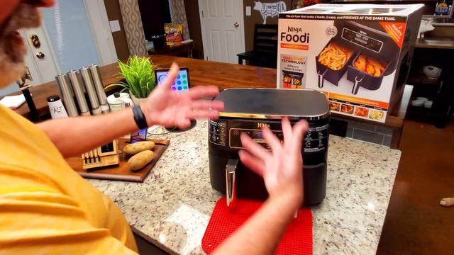 Ninja Foodi DualZone Air Fryer Unboxing First Look 2 Basket Drawer Dual Zone - Walmart 2020 Review смотреть онлайн