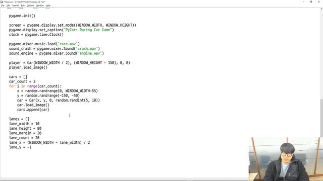 파이썬 레이싱 자동차 게임 만들기 Creating a Python Racing Car Game with pygame (한글자막) смотреть онлайн