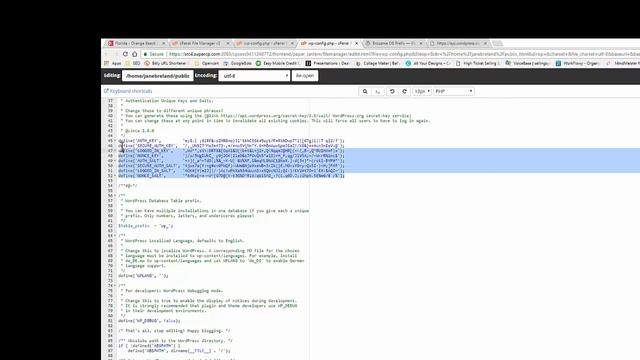 Wordpress Site Hacking by Config PHP File How to change the Unique Keys and Salts смотреть онлайн