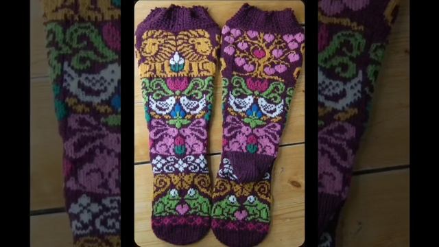 Chic DIY socks, works of other artists who inspire me! Fashion review! смотреть онлайн