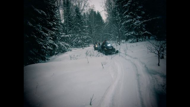 23 февраля, покатушки на снегоходах
