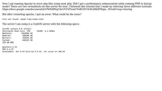DevOps & SysAdmins: How to configure Apache to use mod_fastcgi and php-fpm? смотреть онлайн