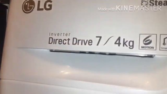 LG Washer Dryer 7/4 kg F2J6HG0W final spin at 1200 rpm смотреть онлайн