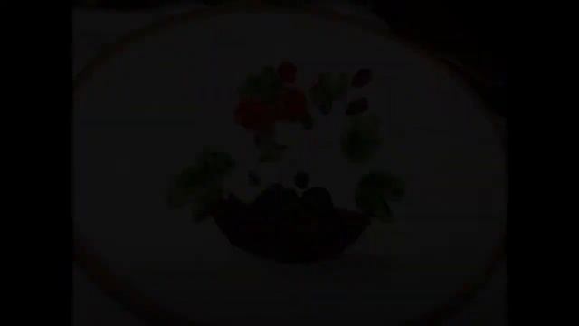 Вышивка "Корзина с цветами". смотреть онлайн