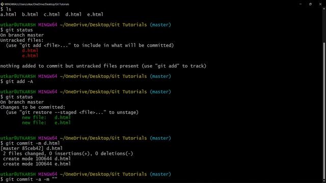 git commit command смотреть онлайн