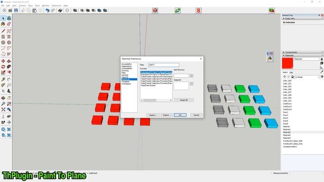Paint To Plane - Plugin for Sketchup смотреть онлайн