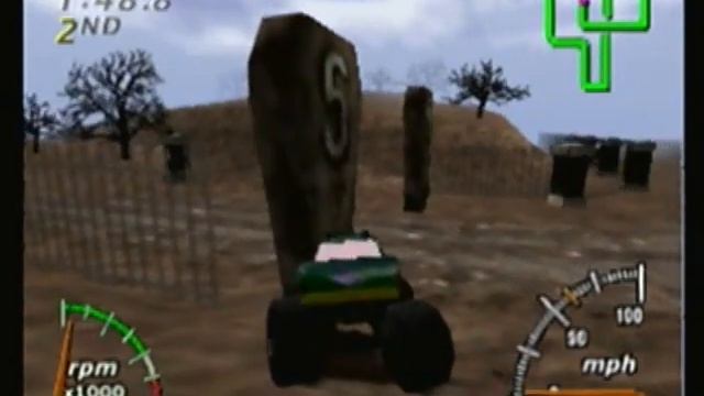 BasicGamePlay:Monster Truck Madness 64 смотреть онлайн