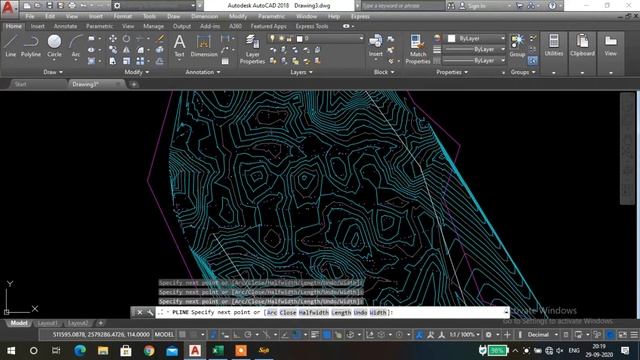 How to create L-Section In Autocad using SW-DTM software. смотреть онлайн