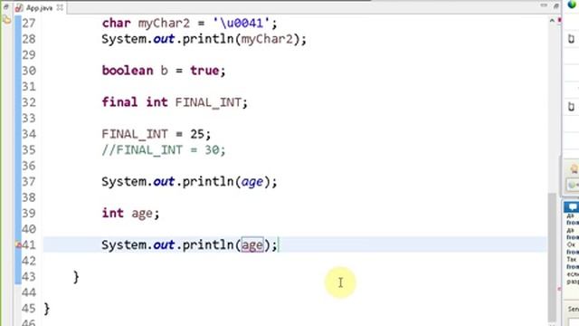 Лекция 2 (Работа с типами данных в JAVA) ATFEBXVIB смотреть онлайн