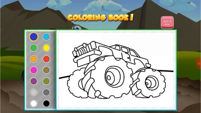Coloring book // Cars // Рисуем различными цветами машину // Малюємо різними кольорами автомобіль смотреть онлайн