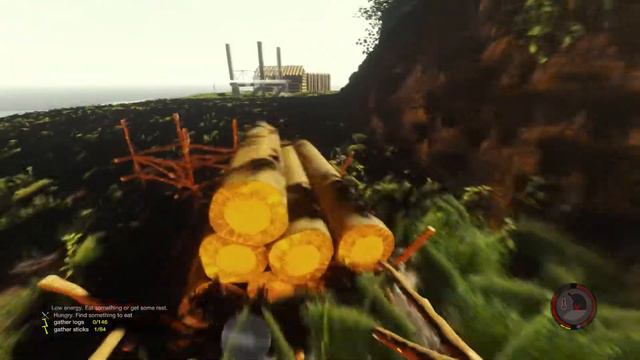 Плот и аномалии - Играем в The Forest смотреть онлайн