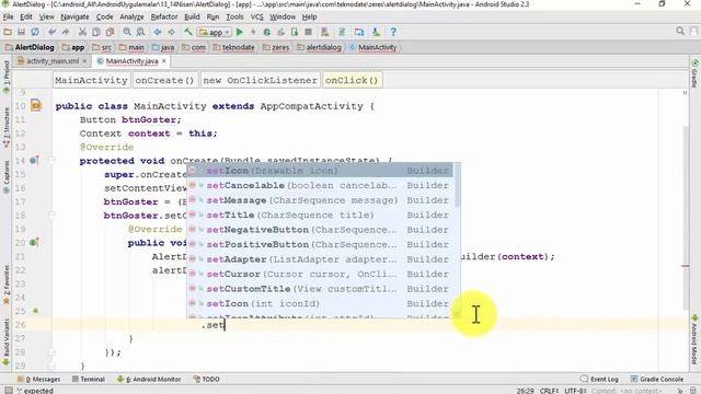 Android Alert Dialog Kullanımı смотреть онлайн