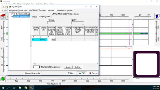 Example of Multi Node Well (MNW2) implementation in MODFLOW with Model Muse смотреть онлайн