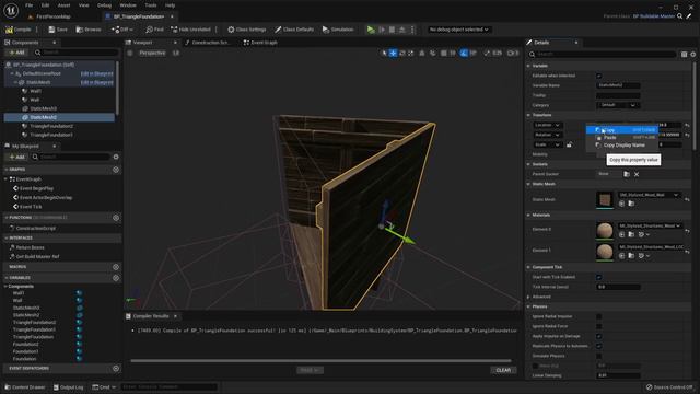 94 - Добавление треугольных фундаментов. смотреть онлайн