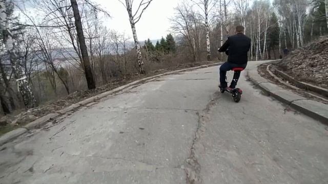 На моноколесе покатушка 20 электросамокат Electric unicycle 20200426(1) смотреть онлайн
