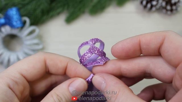 ? НОВОГОДНЯЯ ИГРУШКА НА ЁЛКУ ? Christmas decorations DIY ЕленаПодарки смотреть онлайн