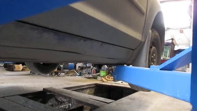 Первый подъем авто . Гидроподъемник китаец. смотреть онлайн