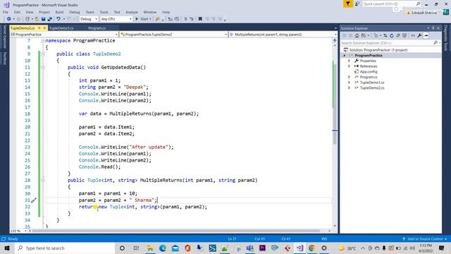Tuple Part 2 C# in Hindi #csharp #csharptutorial #dotnetprogramming #microsoft смотреть онлайн