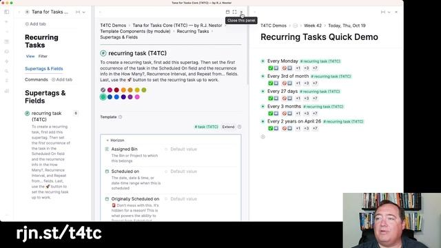 How to Build Recurring Tasks from Scratch in Tana | Under the Hood of T4TC смотреть онлайн