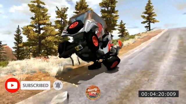 Extreme Off-Road Madness: Insane Jeep and Pickup Jumps in BeamNG.drive смотреть онлайн