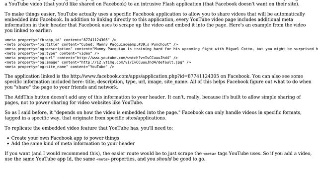 Wordpress: sharing video on facebook from wordpress (2 Solutions!!) смотреть онлайн