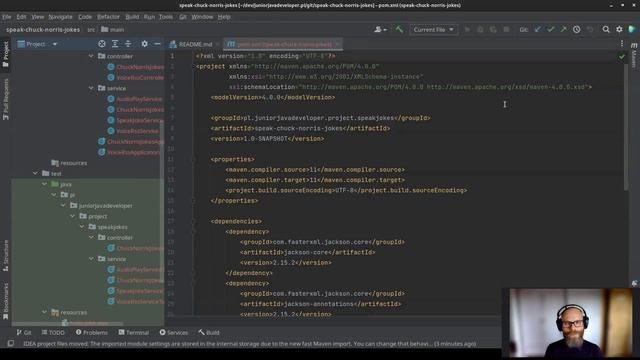 git, umieszczenie projektu na GitHub, kontynuacja „Nieszablonowy projekt Java do portfolio”; TRAILE смотреть онлайн