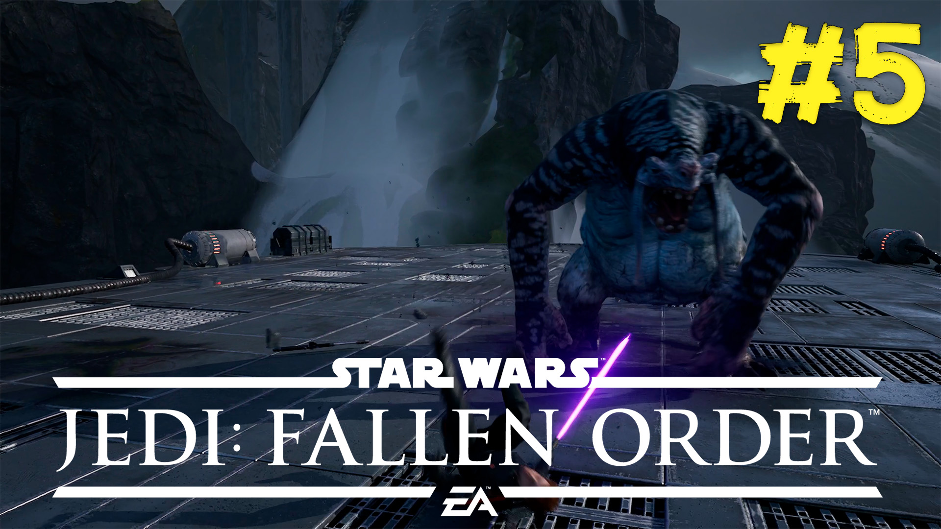 СИНЯЯ МАКАКА РАЗДАЕТ ЛЕЩЕЙ ИМПЕРЦАМ ► : Star Wars Jedi: Fallen Order #5 смотреть онлайн