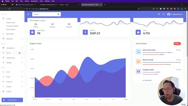 Course Laravel Starter Code : Clone Dan Install Stisla смотреть онлайн