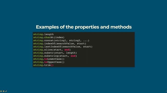 String Object in javascript смотреть онлайн