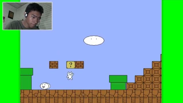 Gato Bros (Syobon Action) en español por fernanfloo смотреть онлайн