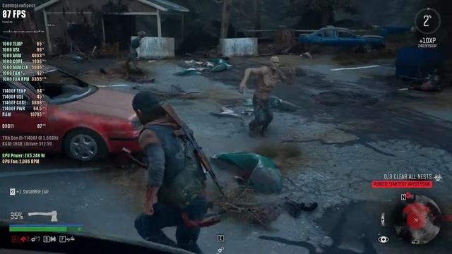 DAYS GONE - PC Gameplay - GTX 1080 8GB - Intel i5 11400F - 1080p Very High смотреть онлайн