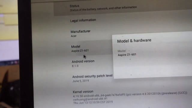 Run ANDROID SMART TV on Acer ASPIRE Z1-601 /602 смотреть онлайн